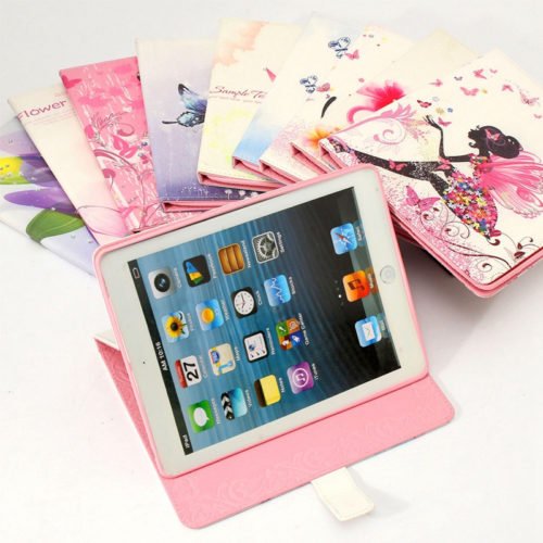 Cute Magnetic PU Leather Stand Smart Case Back Cover For iPad Air 2 2