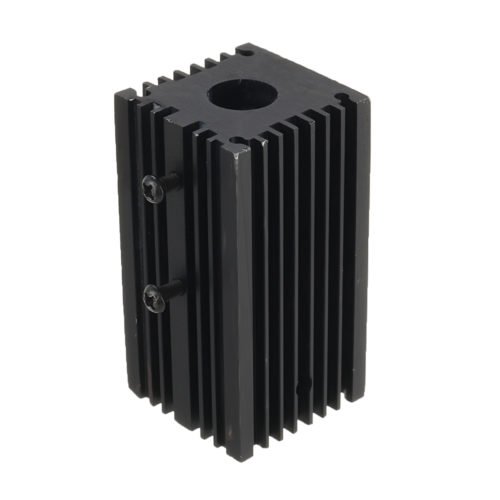 62x32x32mm 12mm Aluminum Heat Sink Groove Fixed Radiator Seat for 12mm Laser Diode Module 4
