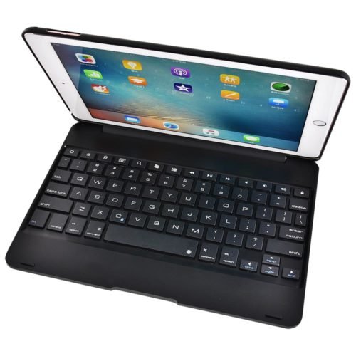 bluetooth Wireless Keyboard Foldable Stand Case For iPad 9.7 Inch 2018/iPad 9.7 Inch 2017/iPad Air/iPad Air 2/iPad Pro 9.7 Inch 8