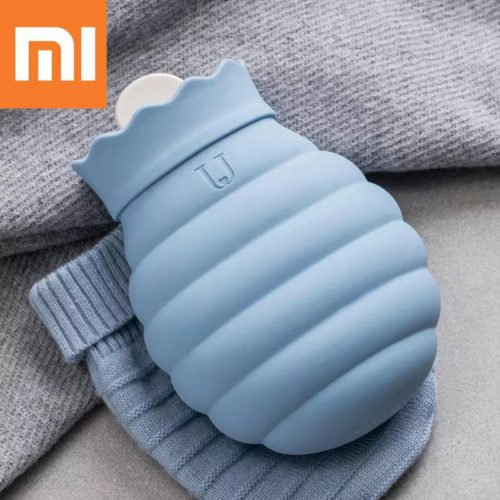 Xiaomi 313/620ml Hot Water Bag Microwave Heating Silicone Bottle Winter Heater With Knitted Cover 9