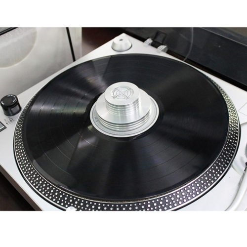 1Pcs Metal Clamp Disc Stabilizer For Vinyl Record Player Turntable Vibration Full Aluminum Silvery 3