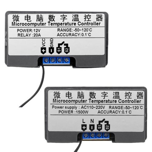 Geekcreit® W3230 DC 12V / AC110V-220V 20A LED Digital Temperature Controller Thermostat Thermometer Temperature Control Switch Sensor Meter 2