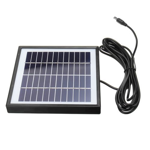 Portable 5W 12V Polysilicon Solar Panel Battery Charger For Car RV Boat W/ 3m Cable 3