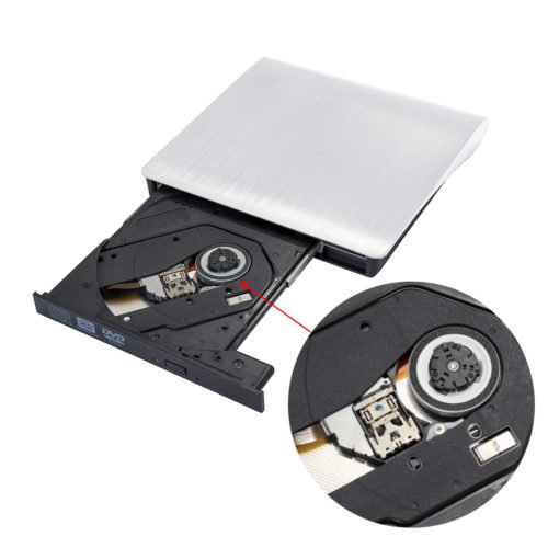 USB 3.0 Slim External DVD Optical Drive DVD-RW CD-RW Combo Drive Burner Reader Player 2