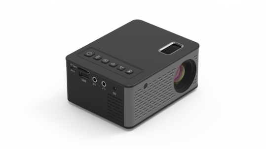 UNIC UC26 Mini Micro LED Projector 500 ANSI LUMENS 400:1 320*240P Support 1080P Home Theater Projector 2