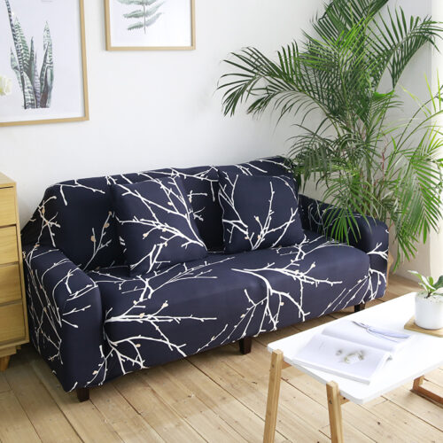 Textile Spandex Strench Sofa Chair Covers Printed Elastic Couch Cover Furniture Protector 4 Sizes