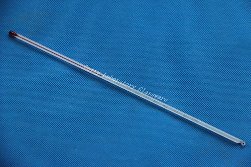 Glass Red Liquid Indicator Thermometer 0-200C (Laboratory Glassware)