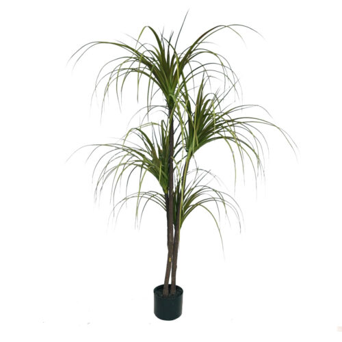 SOGA 150cm Green Artificial Indoor Dragon Blood Tree Fake Plant Simulation Decorative