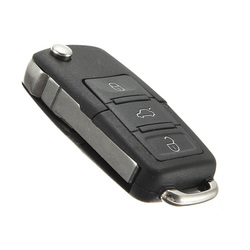 Flip Remote Key Case Shell for VW Golf Passat Polo Jetta Touran 2