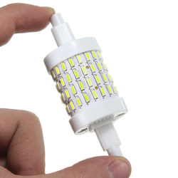 Dimmable R7S 78mm 5W 72 SMD 4014 350Lm Pure White Warm White LED Corn Light Bulb AC85-265V 2