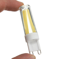 Mini G9 3W COB Pure White Warm White LED Silicone Crystal Lamp Light AC110V 2