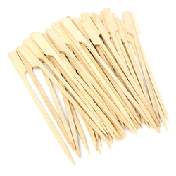 30Pcs 20cm BBQ Bamboo Skewers Wooden Grill Sticks Meat Food Long Skewers Barbecue Grill Tools 1