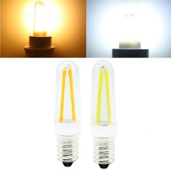 Mini Dimmable E14 4W COB LED Filament Lamp Light Bulb Replace Halogen Lamp AC110V/220V 2