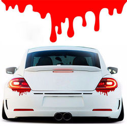 Funny Red Blood Drop Stickers Vinyl Decal for Car Motor Tail Light Window Bumper Decoration 1