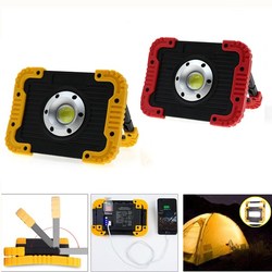 10W Portable USB Rechargeable LED COB Camping Light Outdoor Flood Light for Hiking Fishing 2