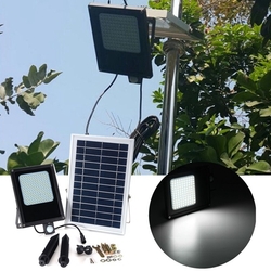 Solar Powered 120 LED PIR Motion & Light Sensor Flood Light Waterproof Outdoor Garden Security Lamp 1