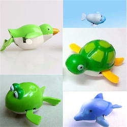 Cute Wind-Up Water Pool Bath Diver Plastic Toy Swimming Baby Kids Bath Toys 1