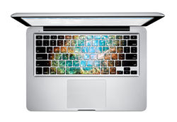 PAG The Night Blue Light PVC Keyboard Bubble Free Self-adhesive Decal For Macbook Pro 13 15 Inch
