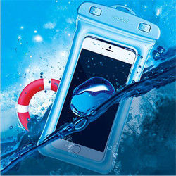 USAMS YD007 IPX8 Waterproof Touch Screen Gasbag Floating Phone Bag Shockproof Airbag Bumper Case 2