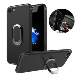 Bakeey?„? 360?° Adjustable Metal Ring Kickstand Magnetic Frosted Soft TPU Case for iPhone 7/8 4.7 Inch 2
