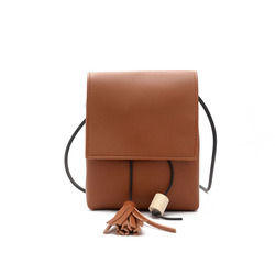 Mini PU Leather Hasp Vertical Tassel Shoulder Bag Phone Wallet for iPhone Xiaomi Samsung 2