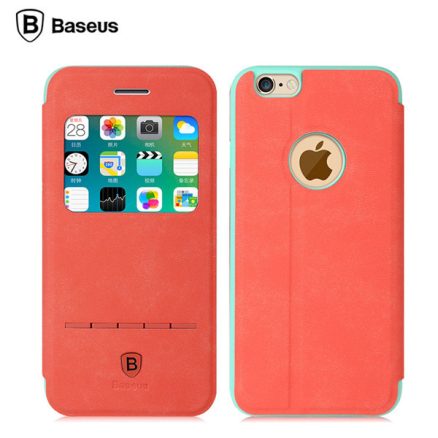 BASEUS Window View Bracket Case For iPhone 6 6S 2