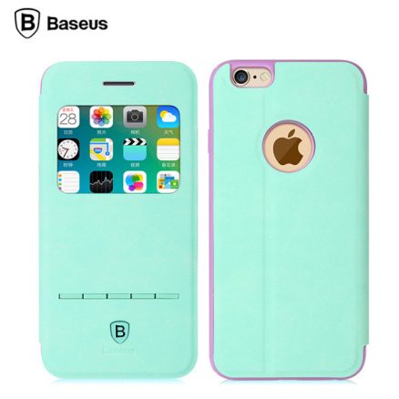 BASEUS Window View Bracket Case For iPhone 6 6S 4