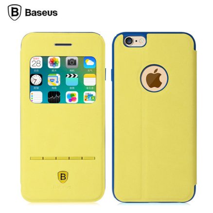 BASEUS Window View Bracket Case For iPhone 6 6S 5