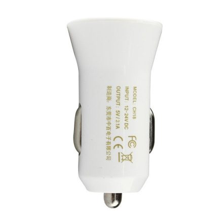 Zhongba CH18A USB Car Charger 5V 2.1A for iPhone Xiaomi Samsung Digital USB Port Electrric Device 3