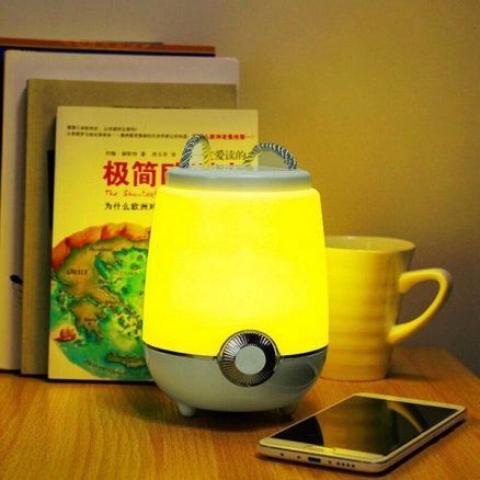 Portable Dimming Touch Sensor With 3 Modes LED Colorful Music Night Light Table Lamp 5