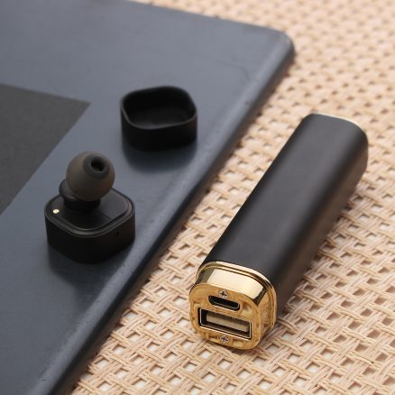 2-in-1 Portable Mini Wireless bluetooth Earphone Headphone With USB Power Bank - Image 6