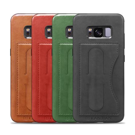 Bakeey?„? PU Leather Kickstand Card Slot Magnetic Cover Case for Samsung Galaxy S8 5.8 Inch 7