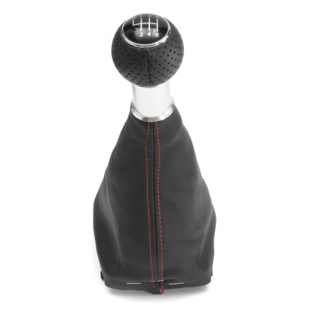 6 Speed Shifter Gear Shift Knob Gaitor Boot Red Line For Audi A3 S3 2001-2003 3