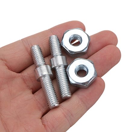 M7 Double Threaded Screw Studs with Hard Steel Hex Nuts for Stihl Chain Saw 5