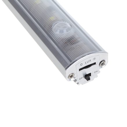 50CM Battery Powered SMD3528 Pure White Warm White PIR Motion Sensor LED Rigid Light for Home 5