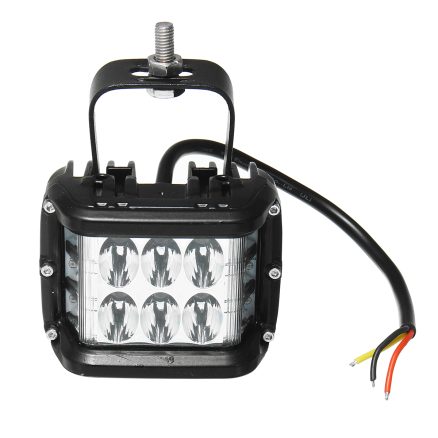 12V 10V-48V LED Work Fog Light Side Shooter Combo Dual Color Driving Offroad SUV Truck 3