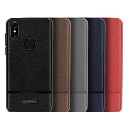 Bakeey Soft TPU Leather Shockproof Anti-Fingerprint Protective Case For Xiaomi Mi A2/ Xiaomi Mi 6X 7