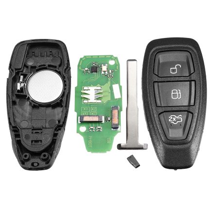 3 Buttons Remote Key Fob 433MHz Replacement for Ford B-Max C-Max #KR55WK48801 5