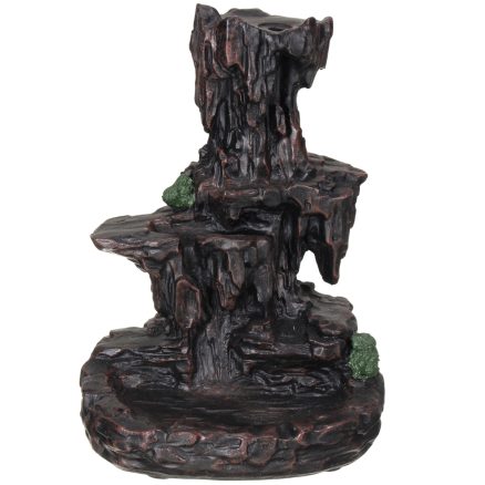 Backflow Incense Cone Burner Censer Holder Mountain Waterfall Stream Home Fragrant Furnace Decor 5