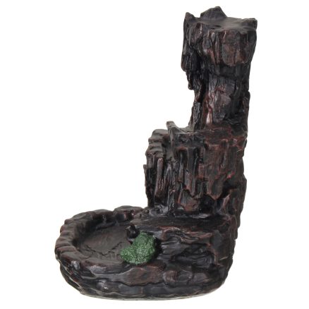 Backflow Incense Cone Burner Censer Holder Mountain Waterfall Stream Home Fragrant Furnace Decor 6