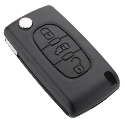 Car 3 Buttons Key FOB Remove Case Shell With Blade For Citroen Berlingo 4