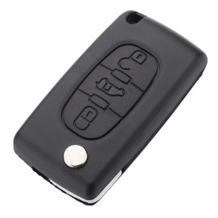 Car 3 Buttons Key FOB Remove Case Shell With Blade For Citroen Berlingo 5