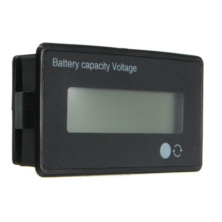 12V/24V/36V/48V 8-70V LCD Acid Lead 3.7V Lithium Battery Capacity Indicator Digital Voltmeter 3