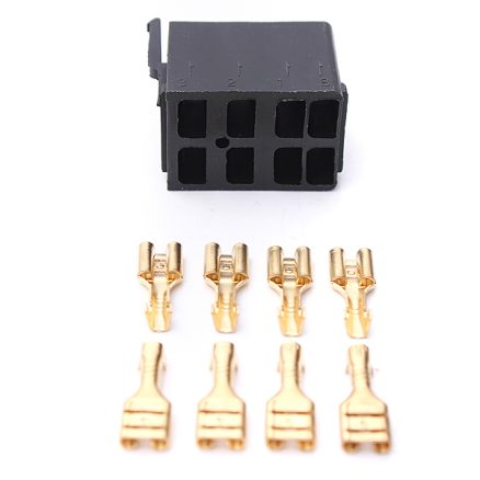 8 pcs Female Spade Terminals & Rocker Switch ARB Plug Socket Carling 1