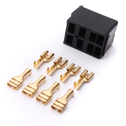 8 pcs Female Spade Terminals & Rocker Switch ARB Plug Socket Carling 3