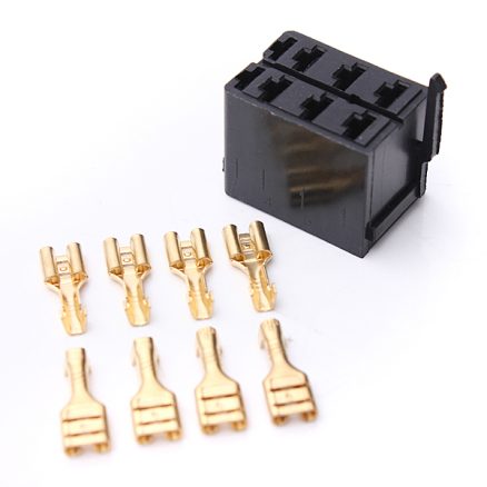 8 pcs Female Spade Terminals & Rocker Switch ARB Plug Socket Carling 4