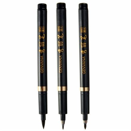 S M L Chinese Japanese Calligraphy Shodo Brush Ink Pen Writing Drawing Tool Craft 4