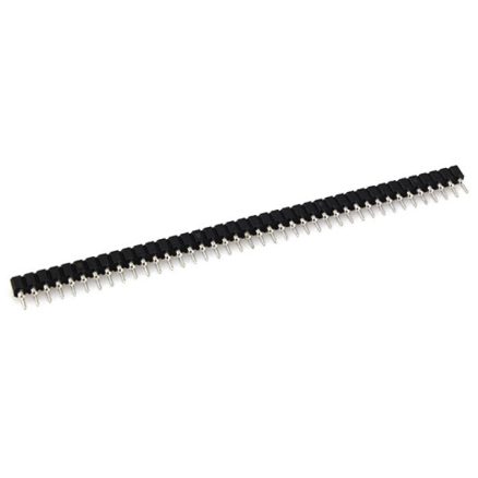 5pcs 40Pin Single Row 2.54mm Round Female Header Pin 2