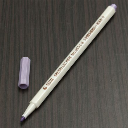 1Pcs Fluorescent Color Marker Metallic Felt Tip Ink Pens Card Making Craft Scrapbook Drawing Pen Home Office Supplies 7