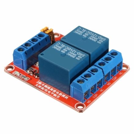 12V 2 Channel Relay Module With Optocoupler Support High Low Level Trigger 2